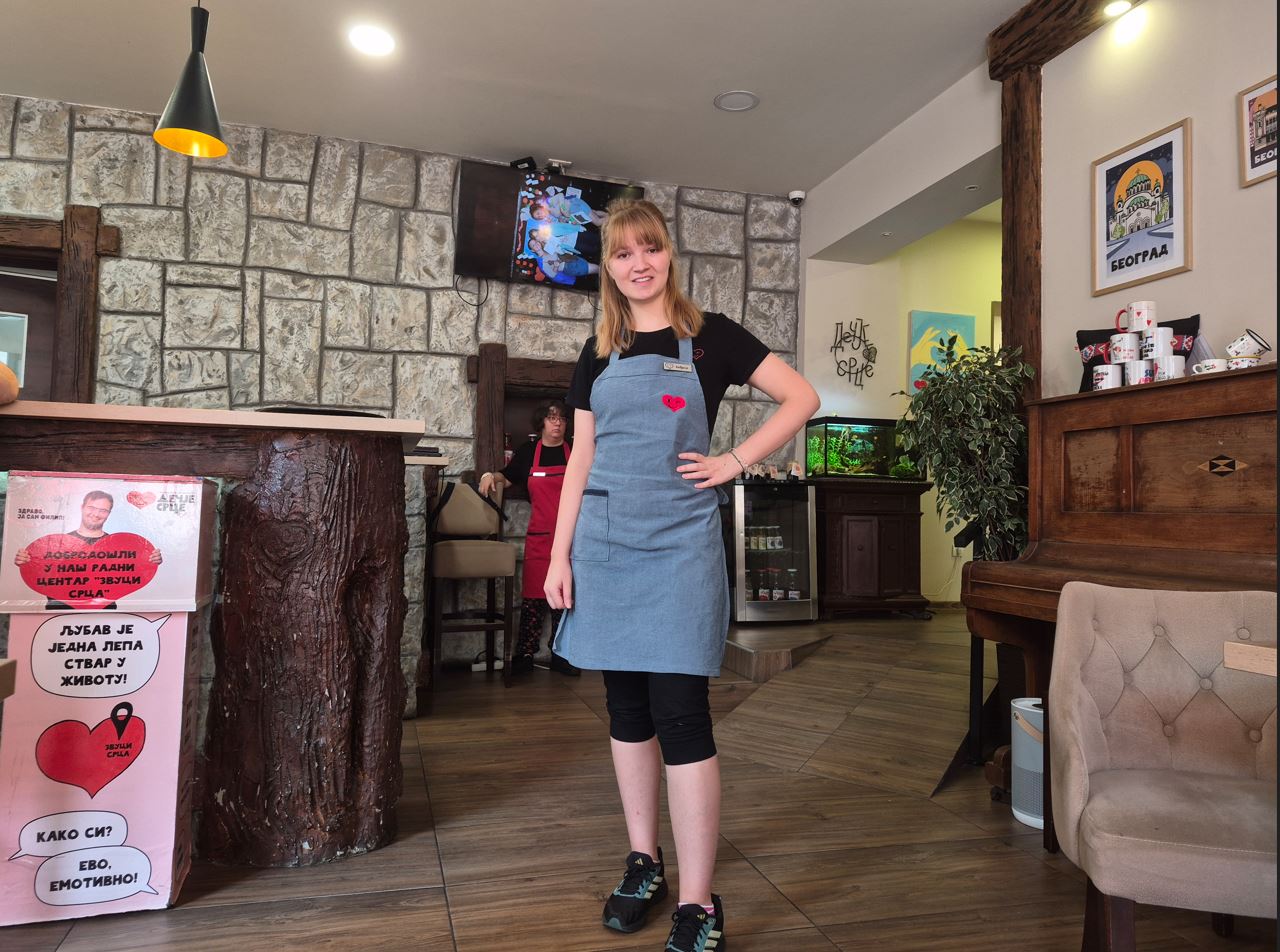 Anđela Krušić na radnom mestu, foto M.Nisić